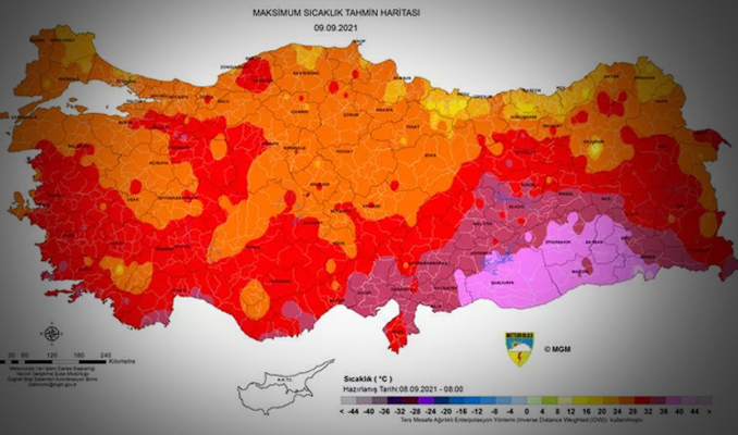 Meteoroloji haritayı paylaştı... Yarına dikkat!